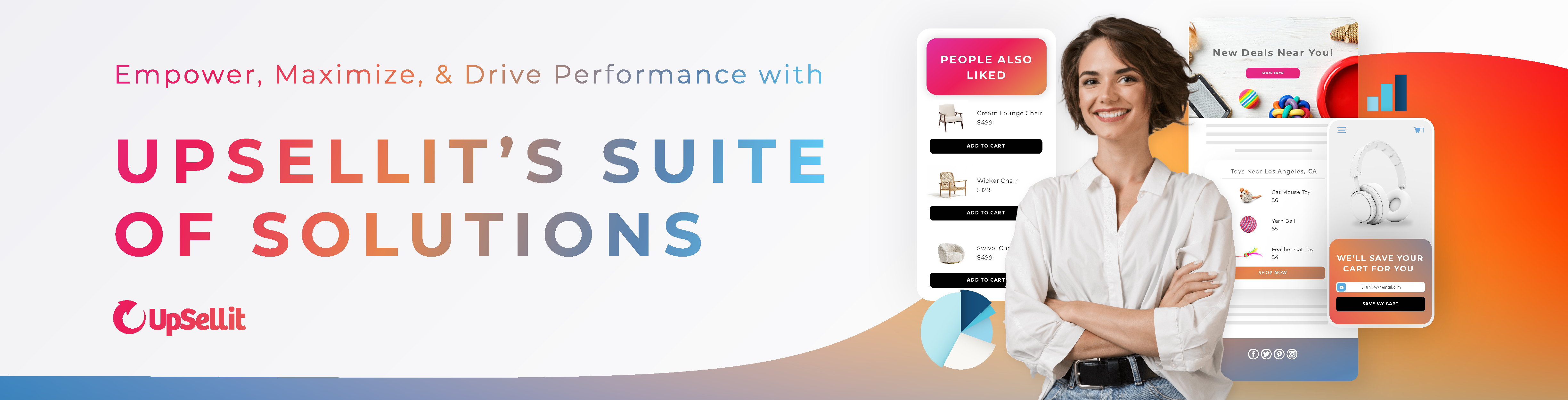 Empower, Maximize, & Drive Performance with UpSellit's Suite of Solutions